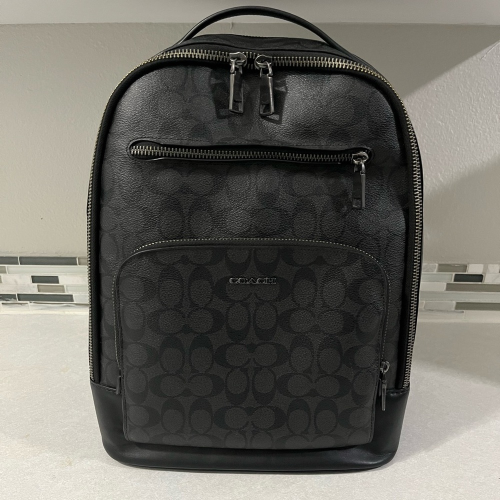 Coach Signature Black Men's Backpack